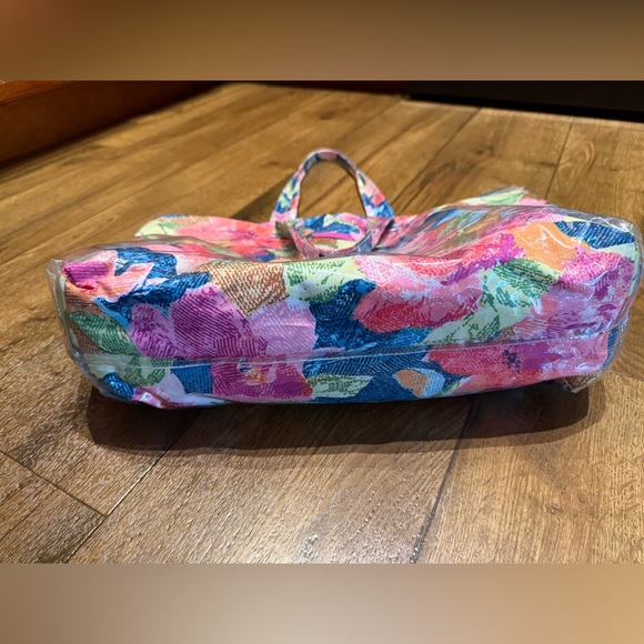 Vera Bradley Floral Multicolor Tote Bag - Picture 8 of 9